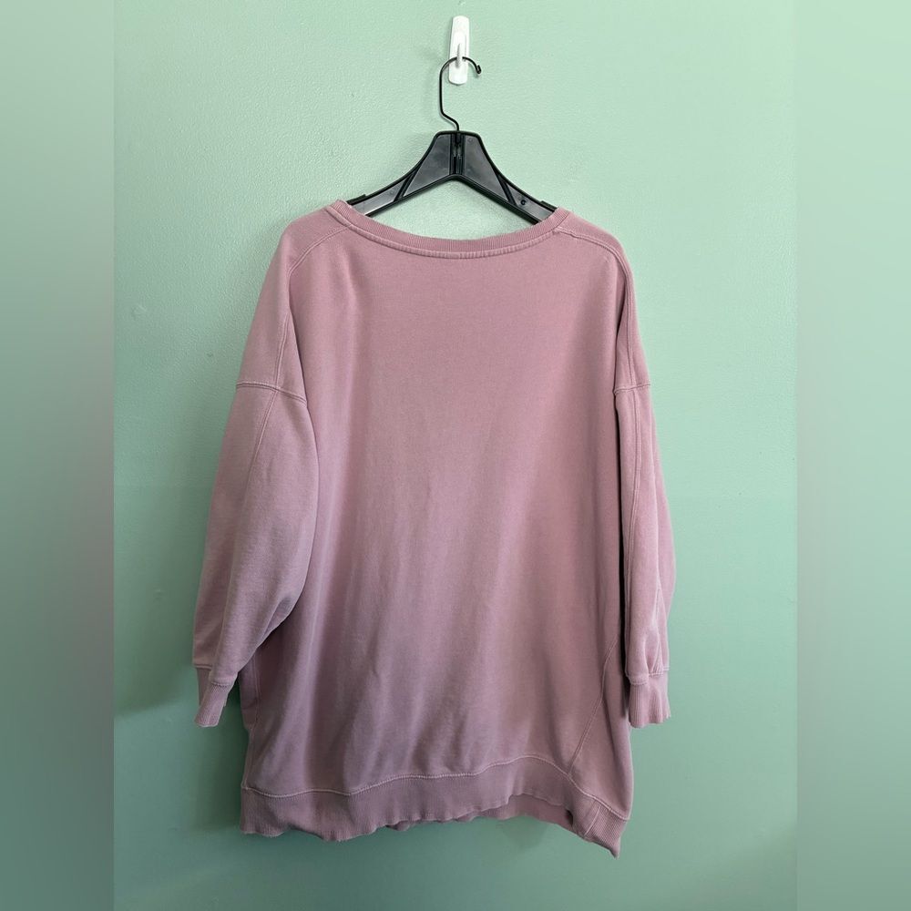 FP Movement by Free People Oversized Dusty Pink Pullover Sweatshirt - Picture 6 of 6
